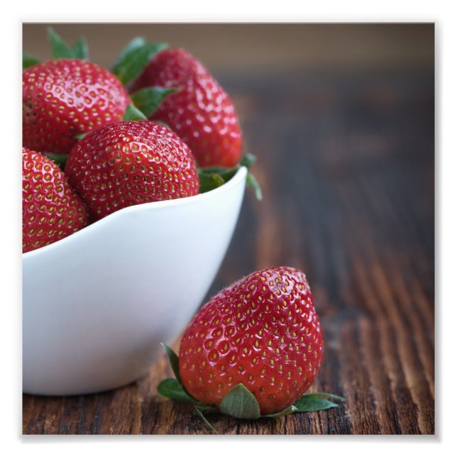 Strawberry  photo print (Front)