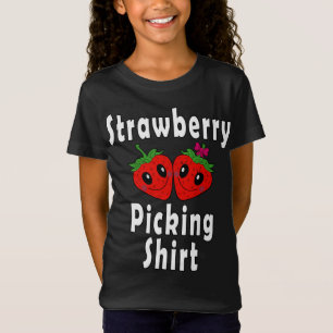 Strawberry Picking Strawberries in Love Funny Cost T-Shirt