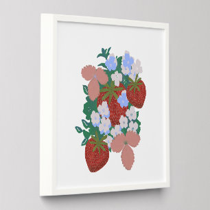 Strawberry Pickings Peel And Stick Photo Tile