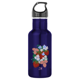 Strawberry Pickings Stainless Steel Water Bottle