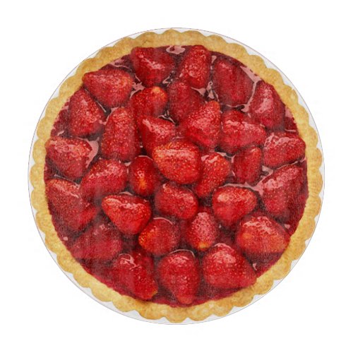 Strawberry Pie Cutting Board