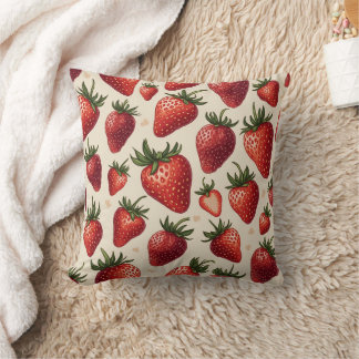 Strawberry pillow cushion