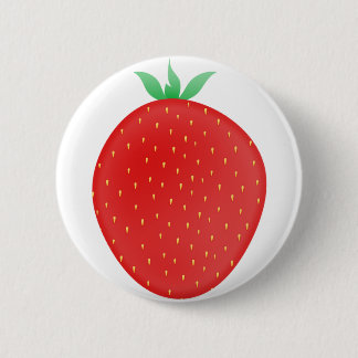 Strawberry Pinback Button