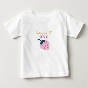 Strawberry pink baby first birthday T-Shirt