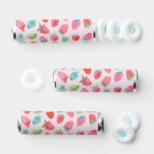 Strawberry Pink Berry Sweet One  Breath Savers Mints