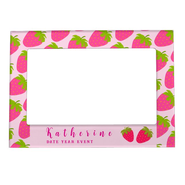 Strawberry Pink Magnetic Frame (Front)