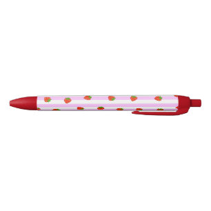 strawberry pink pen