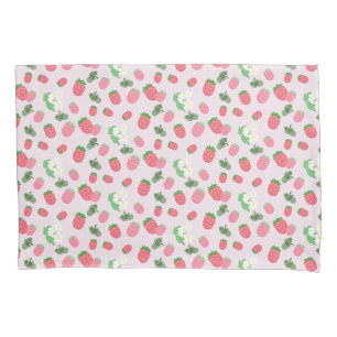 Strawberry Pink.   Pillow Case