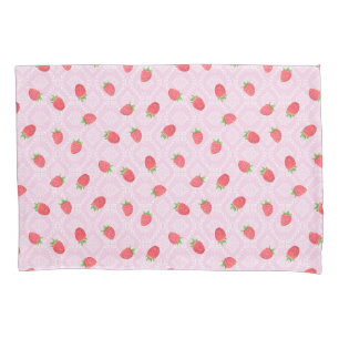 Strawberry Pink. Pillow Case