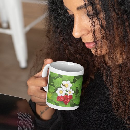 Strawberry Plant Coffee Mug