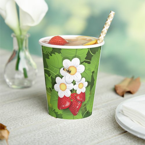 Strawberry Plant Paper Cups
