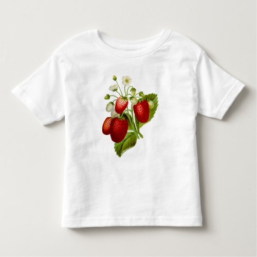 Strawberry plant stawberries toddler t_shirt