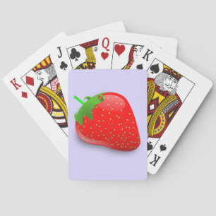 Strawberry Playing Cards - Choose Colors