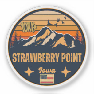 Strawberry Point, Iowa Sticker