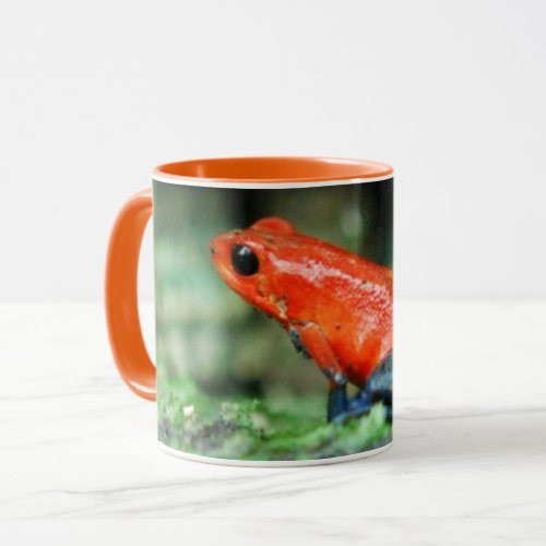 Strawberry Poison Dart Frog Costa Rica Mug