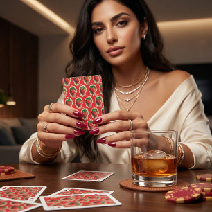 Strawberry Poker Cards