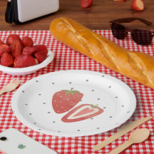 Strawberry polka dots