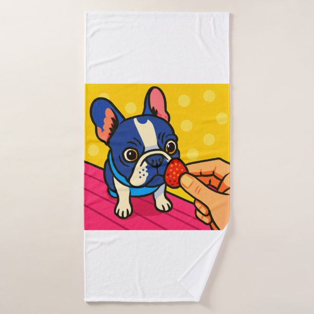 STRAWBERRY POP AND FRIENDLY BATH TOWEL (Bath Towel)