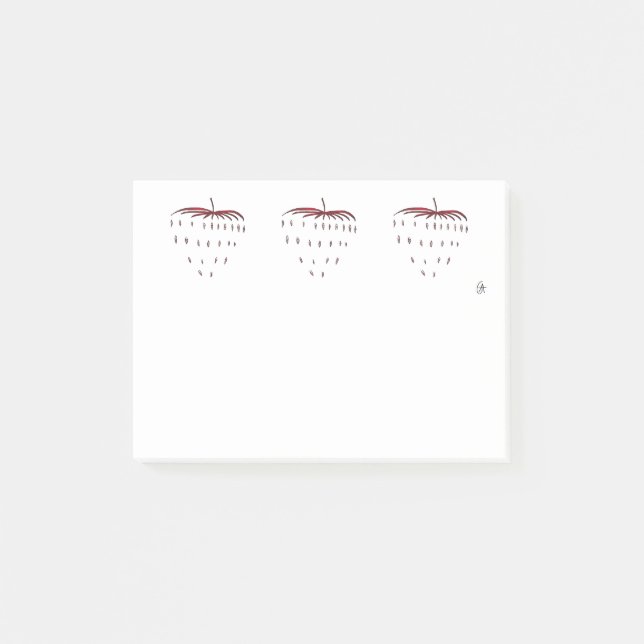 Strawberry Post-it Notes (Front)
