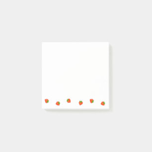 strawberry post-it notes