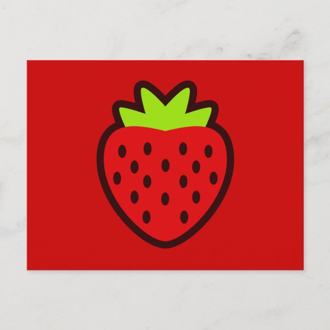 STRAWBERRY POSTCARD (Front)