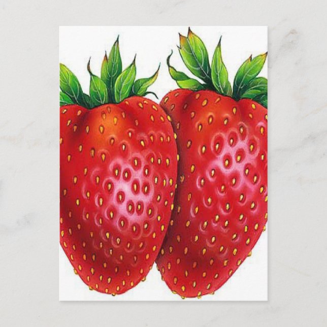STRAWBERRY POSTCARD (Front)