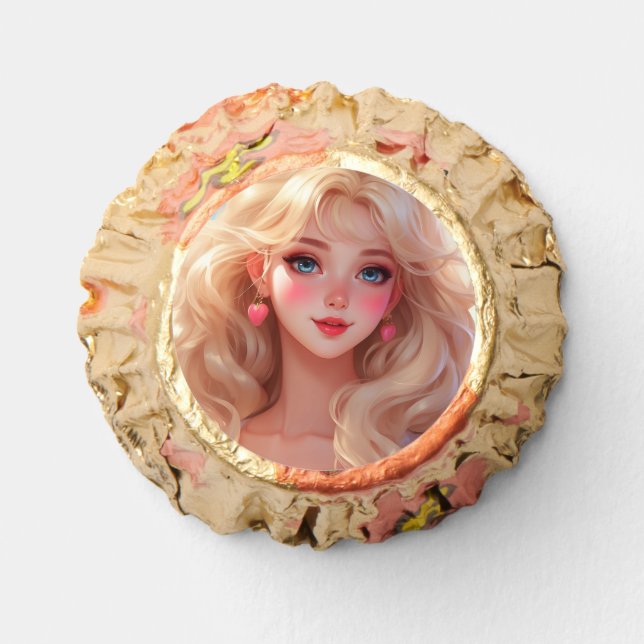 Strawberry princess  reese's peanut butter cups (Front)