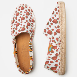 Strawberry Realistic Pattern Espadrilles