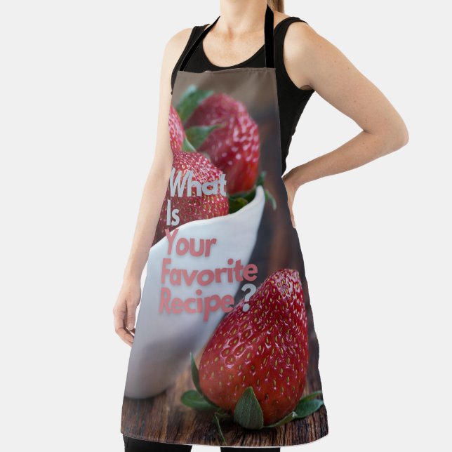 Strawberry Recipe Question Unisex Cooking Apron .. (Insitu)