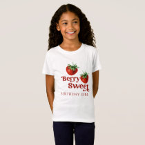 Strawberry Red Berry Sweet Birthday T-Shirt