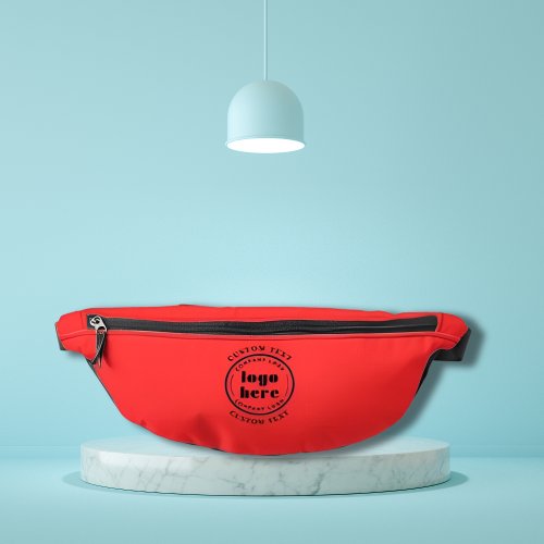 Strawberry Red Company Logo Business Promotion Fanny Pack