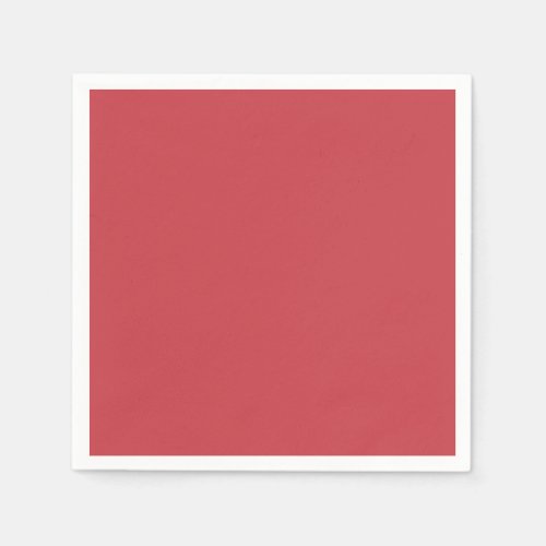 Strawberry Red Solid Color Napkins