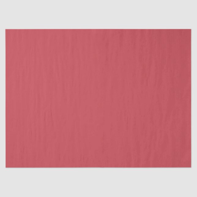 Strawberry Red Solid Color Tissue Paper (Front)