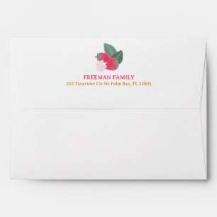 Strawberry Return Address Envelope – Berry First