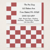 Strawberry Rhubarb Pie Colors (Front & Back)