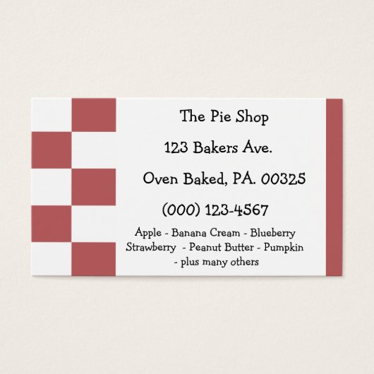 Strawberry Rhubarb Pie Colors (Front)