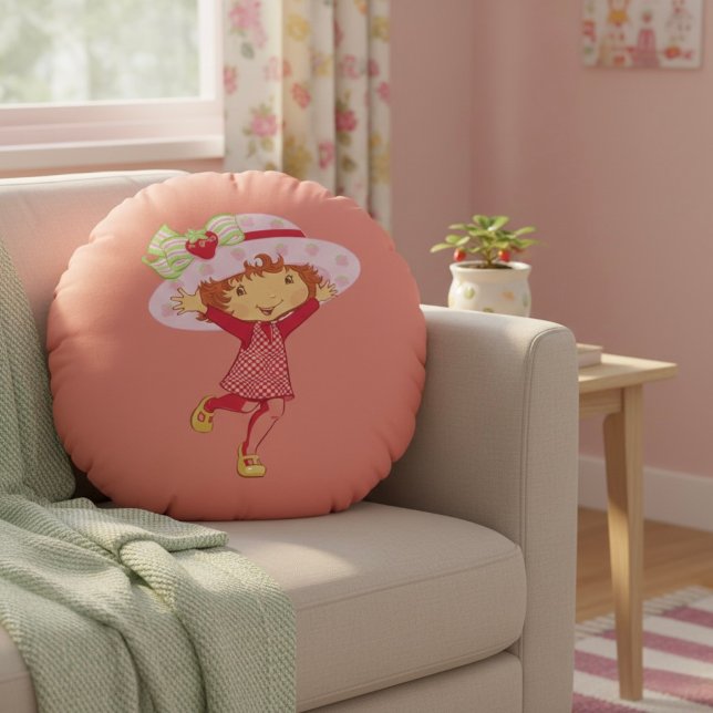 Strawberry Round Pillow (Creator Uploaded)