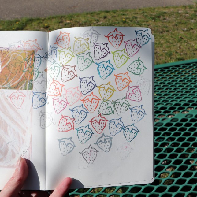 Strawberry Rubber Stamp (Creator Uploaded)