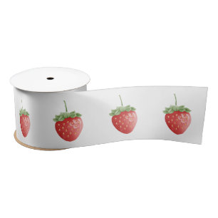Strawberry Satin Ribbon
