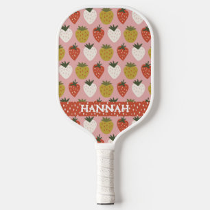 Strawberry Seed Personalized Pickleball Paddle