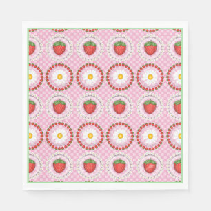 Strawberry Serenade Napkins