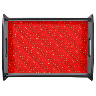 strawberry  serving tray