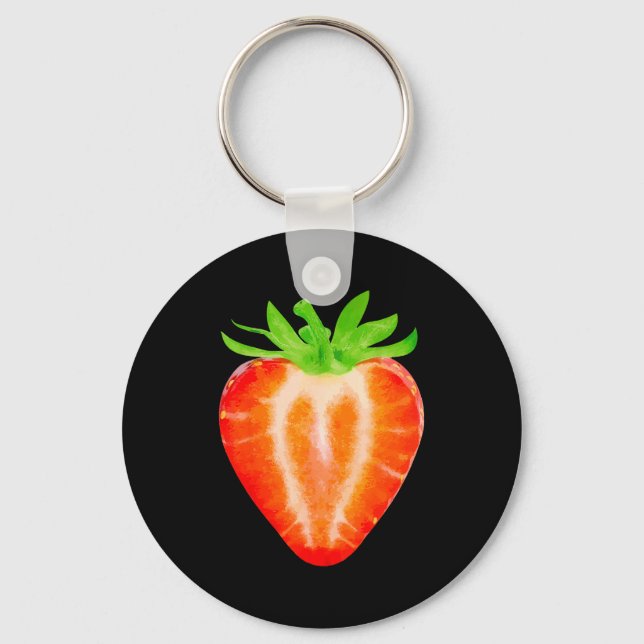 Strawberry Shirt Adult Men Women Kids Strawberry C Keychain (Front)