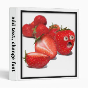 Strawberry Shock 3 Ring Binder