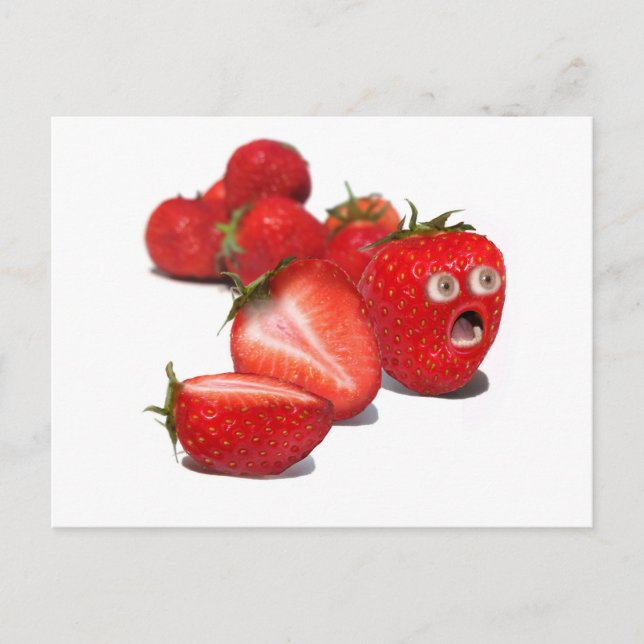 Strawberry Shock Postcard (Front)