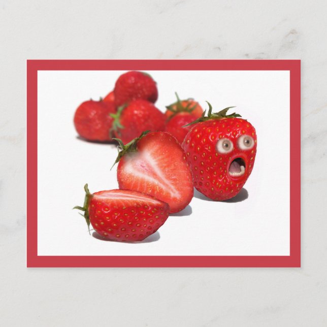 Strawberry Shock Postcard (Front)