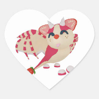 Strawberry Shortcake Bat Dragon Adopt Me Sticker