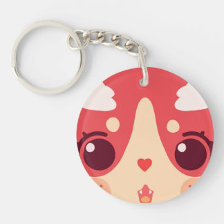 Strawberry shortcake bat dragon Keychain