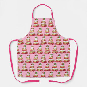 Strawberry Shortcake Cake Dessert Strawberries Apron
