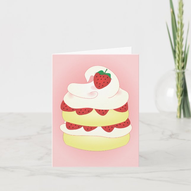 Strawberry Shortcake Card (Front)